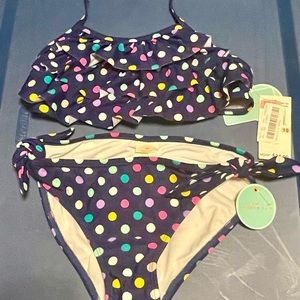 Girls NWT Copper key bikini size 10